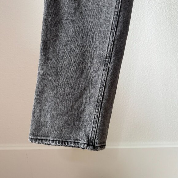 Abercrombie & Fitch Ultra High Rise Ankle Straight Jeans Black Wash Size 27 / 4R - Picture 12 of 16